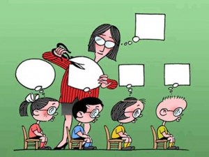 Učitelj oblikuje misli