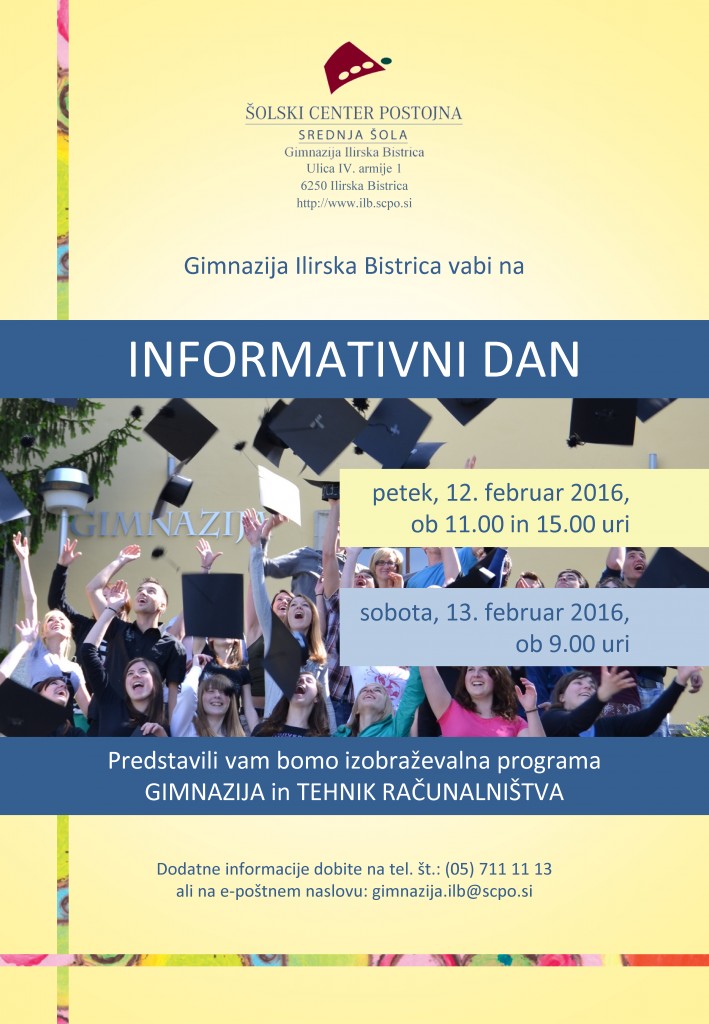 Informativni dan 2016 - Plakat A4