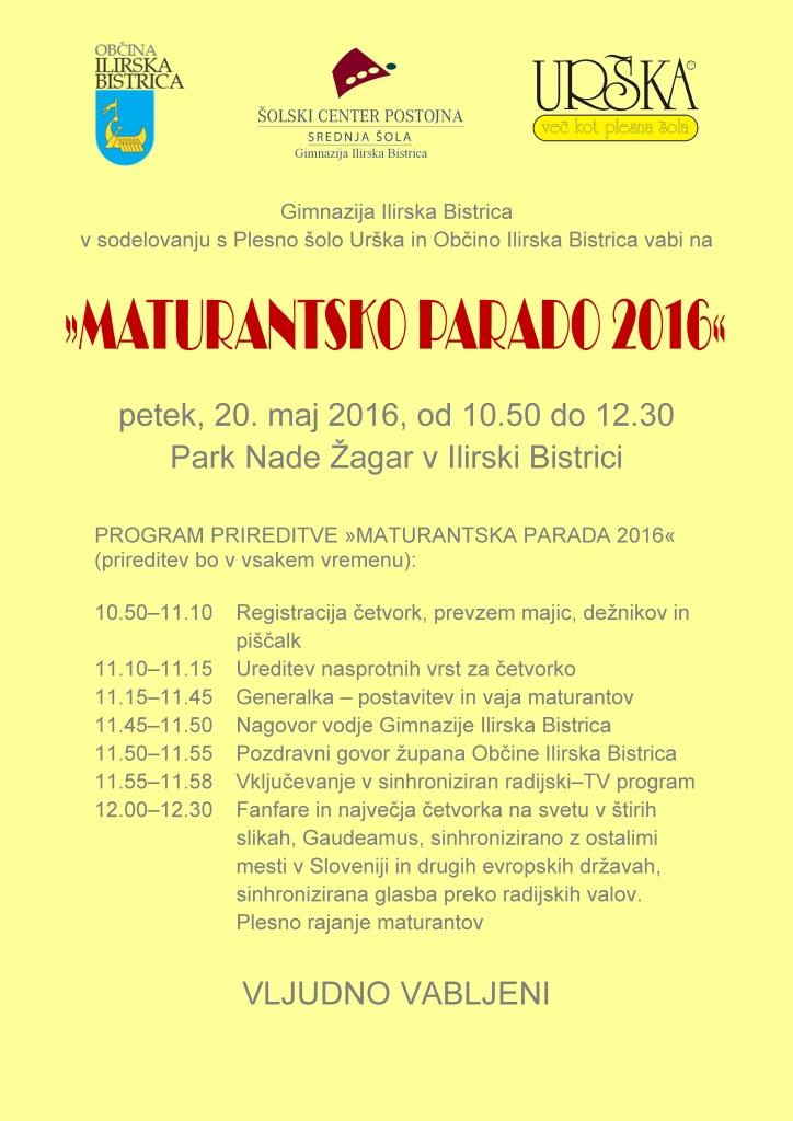 MATURANTSKA PARADA - program jpg