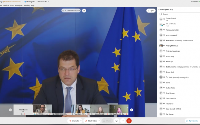 Razprava z evropskim komisarjem Janezom Lenarčičem