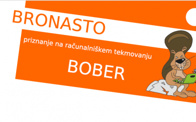 Rezultati šolskega tekmovanja BOBER 2019