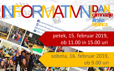 Informativni dan Gimnazije Ilirska Bistrica