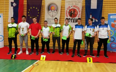 Dvakrat zlato na  šolskem dvoranskem DP v lokostrelstvu
