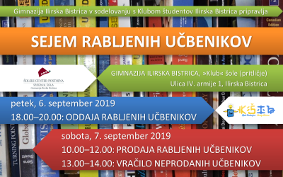 Sejem rabljenih učbenikov 2019