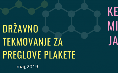 Priznanja naših dijakov na državnem tekmovanju iz kemije in državnem srečanju mladih raziskovalcev