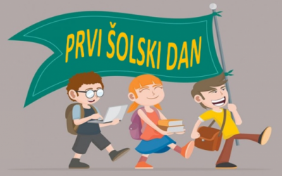 Prvi šolski dan – ponedeljek, 2. september 2019
