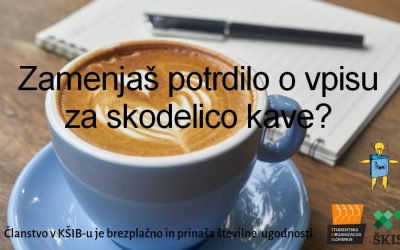 Včlanjevanje/podaljševanje članstva dijakov v Klub študentov Ilirska Bistrica