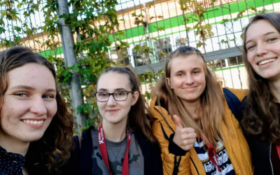 Jana in Elma na akademiji Eustory v Berlinu