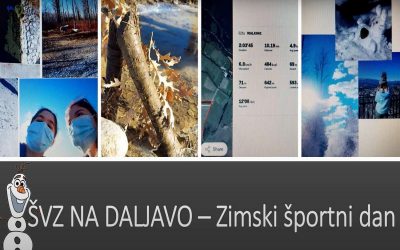 Zimski športni dan na daljavo ali Vsak kilometer šteje